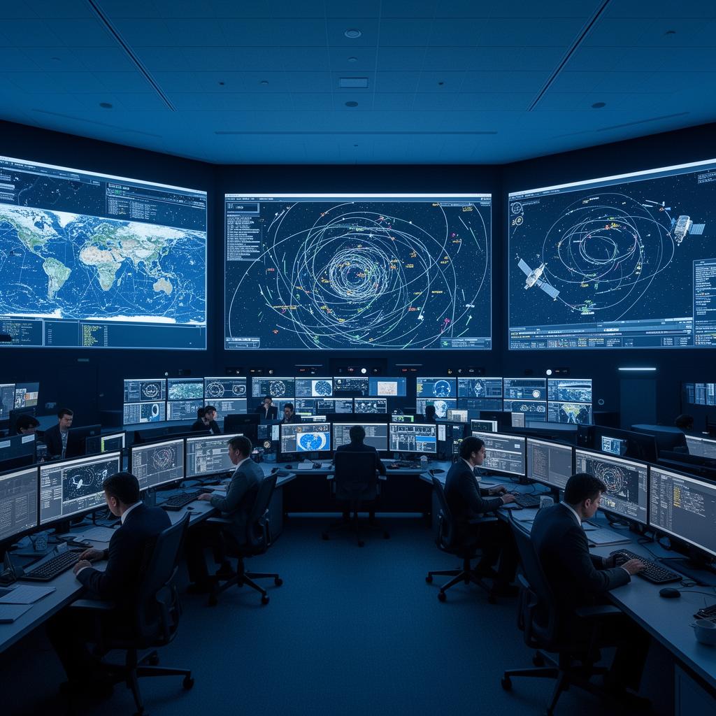 Jumeau numérique d'un spatioport combinant imagerie satellite, analyse IA et opérations de lancement en temps réel