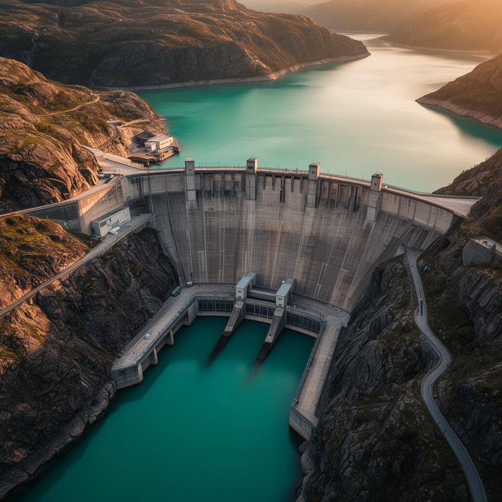 Analyse radar satellitaire d'une infrastructure hydroélectrique et de son environnement